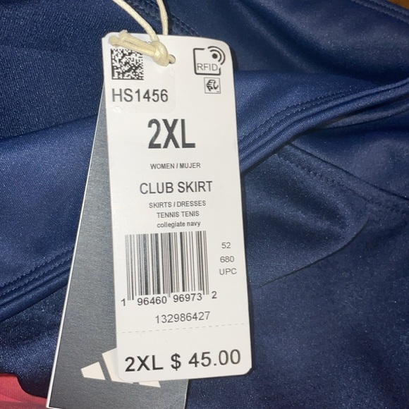 adidas Women's Club Tennis Skirt(Waist 40” Length 14”) - Picture 6 of 7